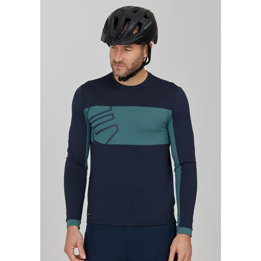 ENDURANCE Havent M Cycling/MTB L/S Tee Cycling Shirt 3159 Sea Pine