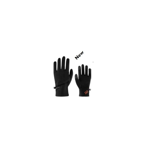 ZANIER Heat Pads Merino Liner Touch Gloves ZA2000 Black