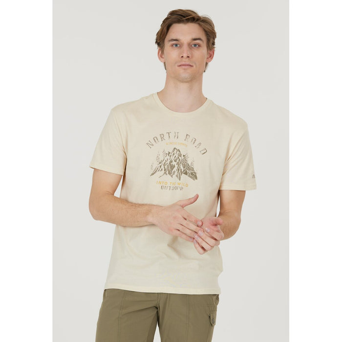 NORTH BEND Henning M SS Tee T-shirt 1106 Oatmeal