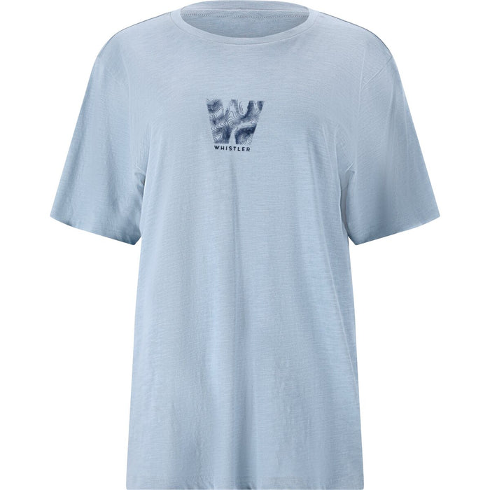 WHISTLER Hockley W Printed Tee T-shirt 2161 Dusty Blue