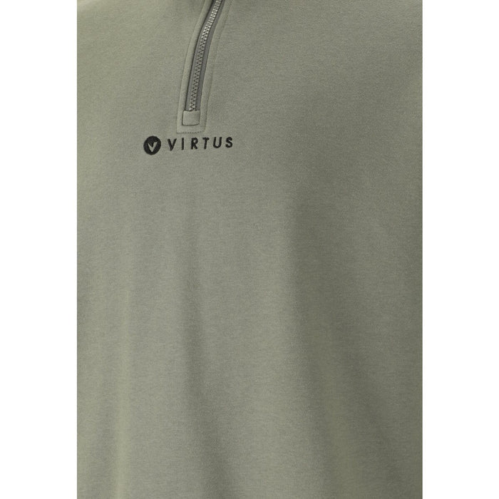 VIRTUS Hotown M Half Zip Sweatshirt 3158 Smoked Sage