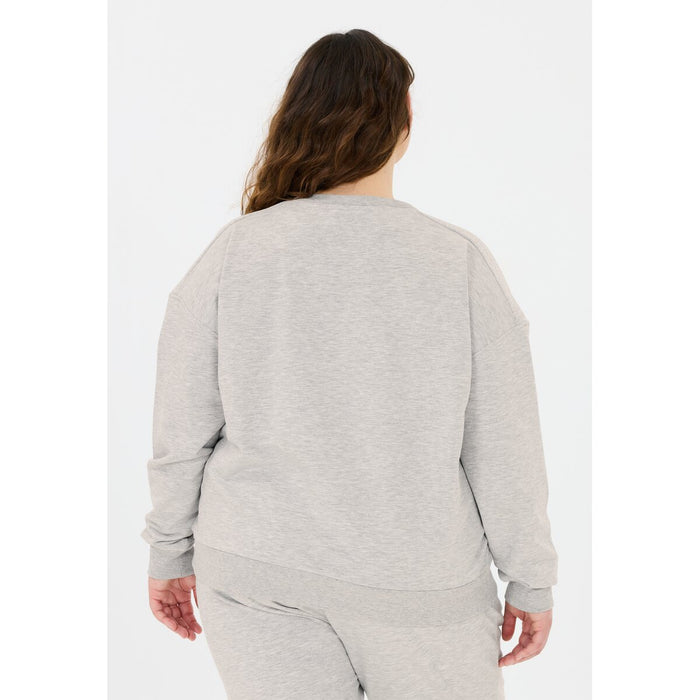 Q SPORTSWEAR Ingelina W Sweat Crew Neck Sweatshirt 1005 Light Grey Melange