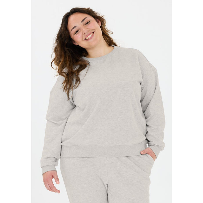Q SPORTSWEAR Ingelina W Sweat Crew Neck Sweatshirt 1005 Light Grey Melange