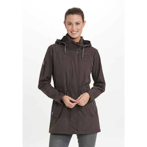 WHISTLER Isobel W Long Softshell Jacket W-PRO 8000 Softshell 1098 Shale Mud