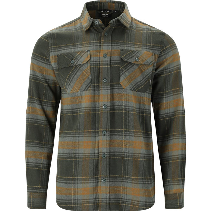 WHISTLER Jamba M Flannel Shirt Shirt 3053 Deep Forest