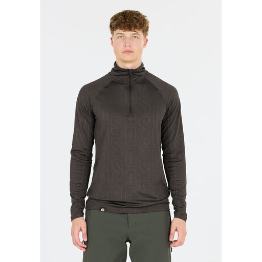 SOS Jasna M Half Zip Pulli AOP Midlayer 2148 Blue Graphite