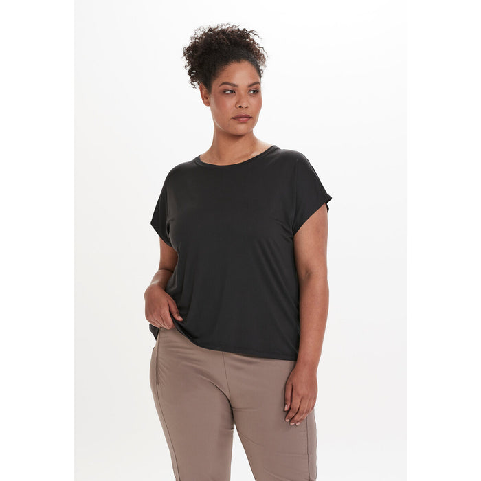 Q SPORTSWEAR Jenirei W Soft Touch Tee T-shirt 1001 Black