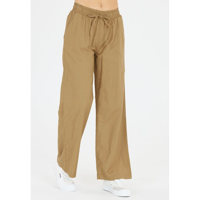 CRUZ Jessy W Pants - Linen Pants 1138 Kelp