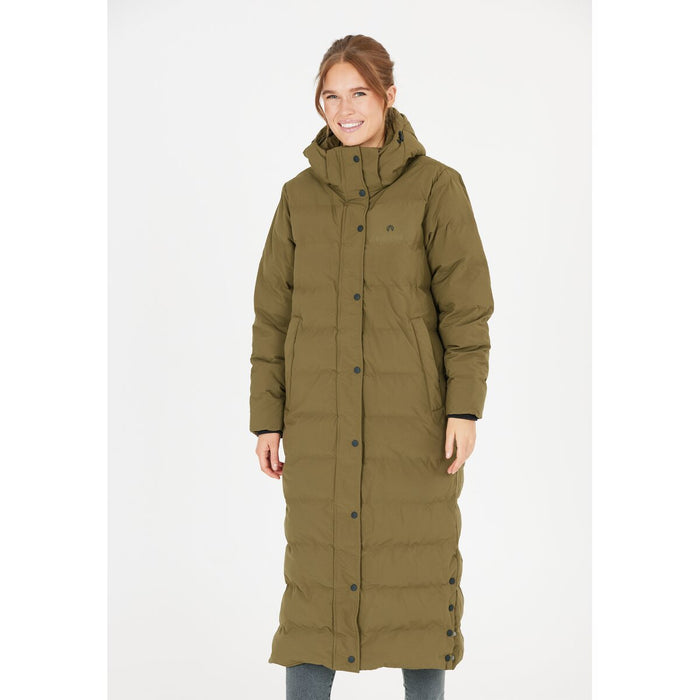 NORTH BEND Joann W Long Puffer Jacket Jacket 3123 Dark Olive