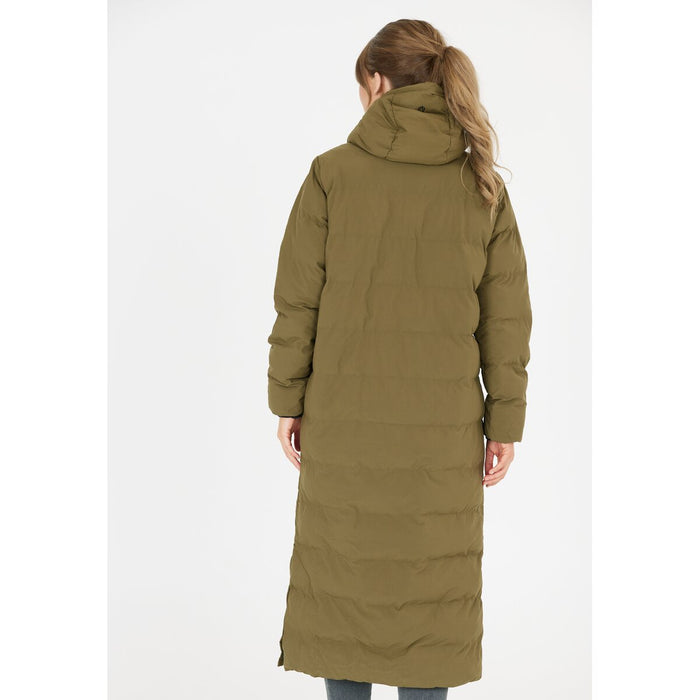 NORTH BEND Joann W Long Puffer Jacket Jacket 3123 Dark Olive