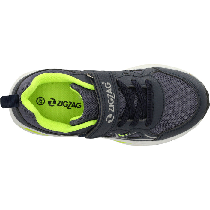ZIGZAG Jolt Kids Shoe w/Lights Shoes 2002 Navy