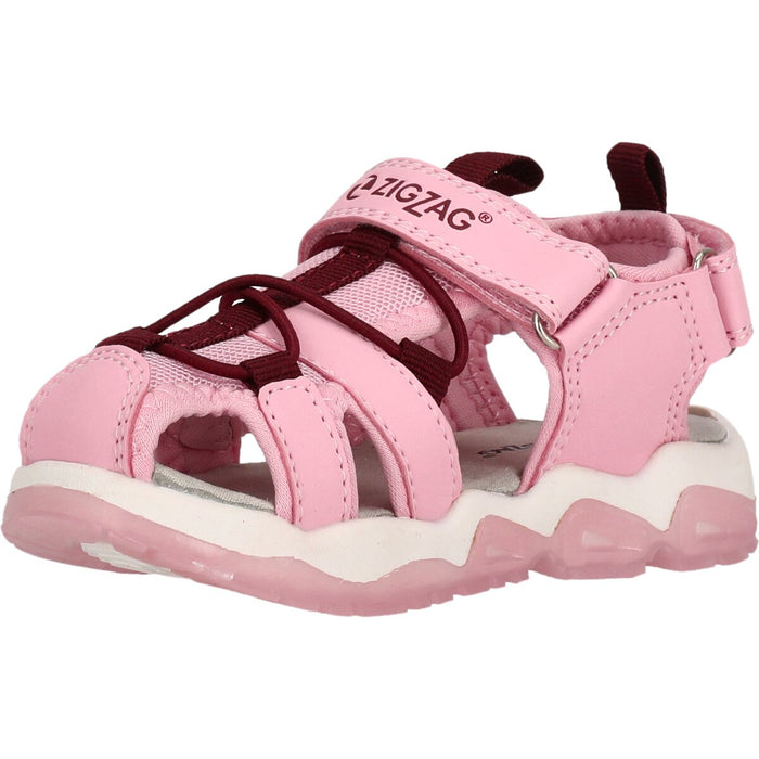 ZIGZAG Jugoe Kids Closed Sandal W/Lights Sandal 4168 Cameo Pink