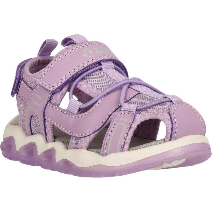 ZIGZAG Jugoe Kids Closed Sandal W/Lights Sandal 4251 Pastel Lilac