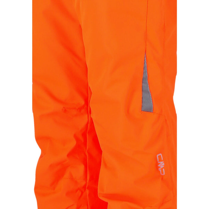 CMP Junior Ski Pant WP10000 Twill Pants C645 Orange Fluo