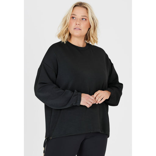 Q SPORTSWEAR Karina W Sweat Shirt Sweatshirt 1001 Black