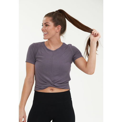 ENDURANCE Katero W Rib Knot Tee T-shirt 1117 Shark