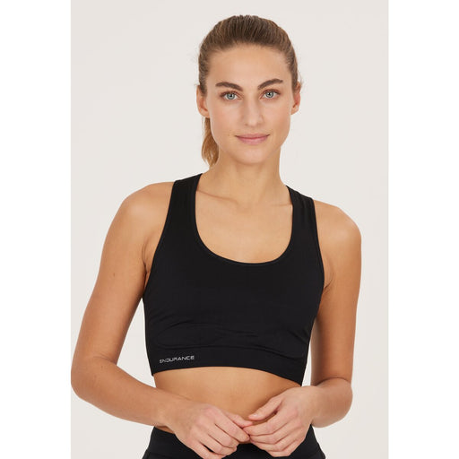 ENDURANCE Katrina W Seamless Sports Bra Sports Bra 1001 Black