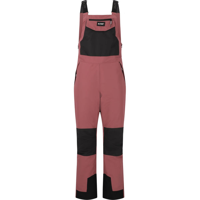 SLOPE Kenwood W Bib Pants W-PRO 15000 Pants 4343 Rose Brown