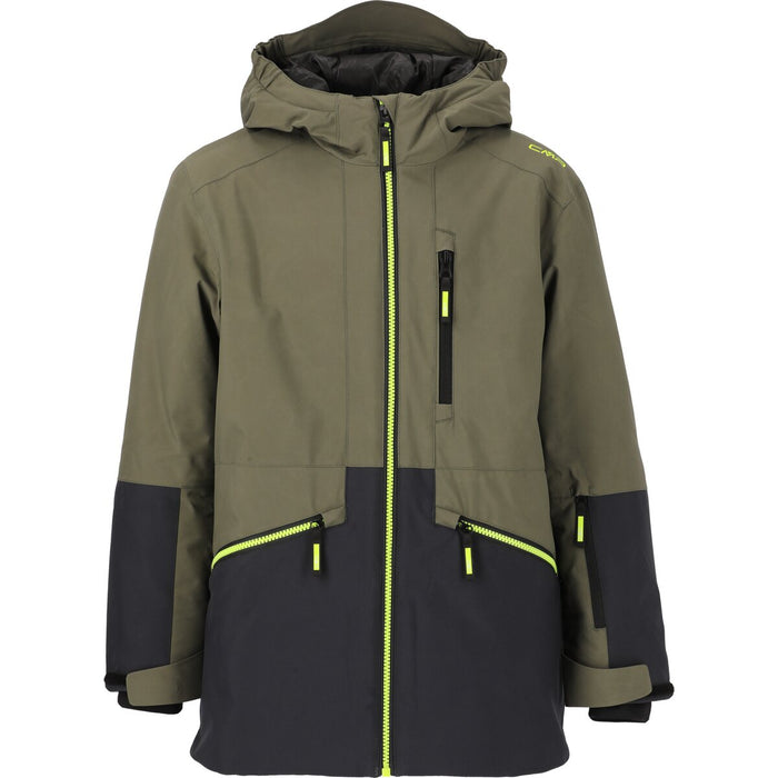 CMP Kid Jacket Fix Hood Jacket E943 Olive