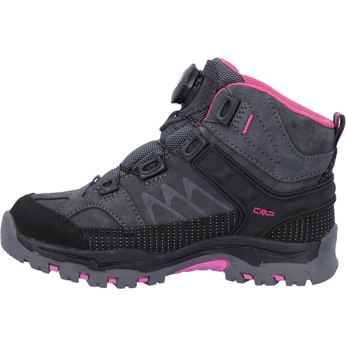 CMP Kids Kiruna Mid Fitgo Trekking Shoes WP Shoes 00US Antracite-Festival