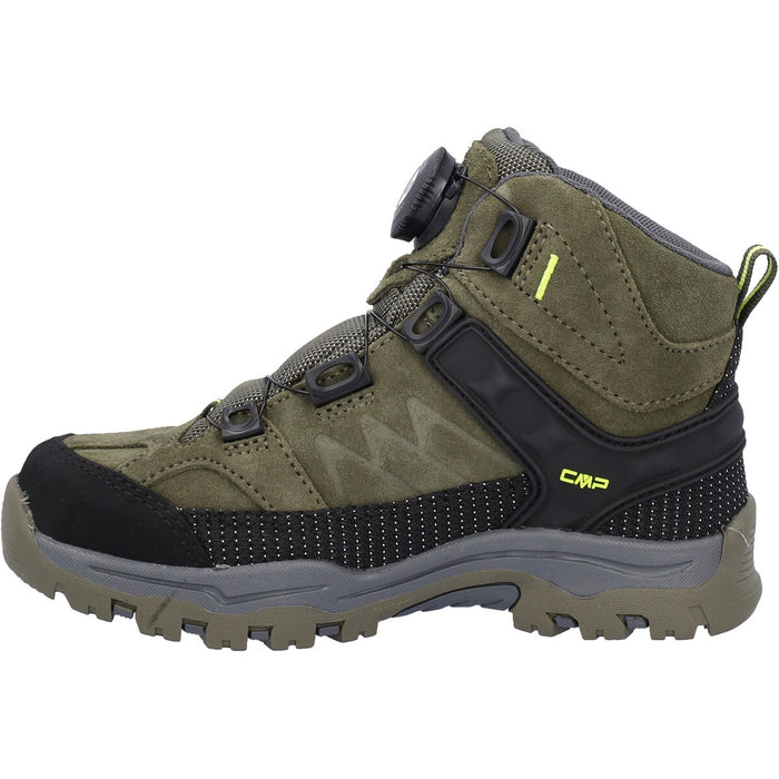 CMP Kids Kiruna Mid Fitgo Trekking Shoes WP Shoes E943 Olive