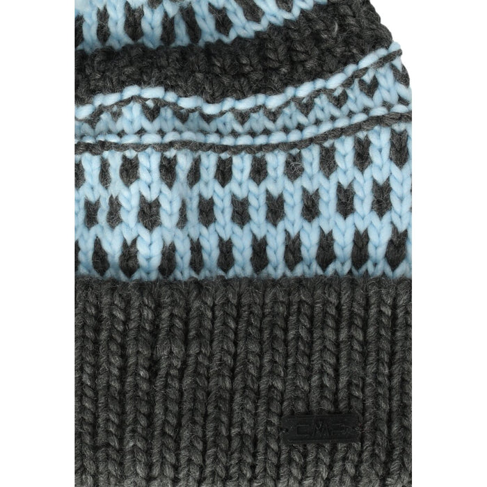 CMP Kids Knitted Hat Hoods U817 Antracite Mel.