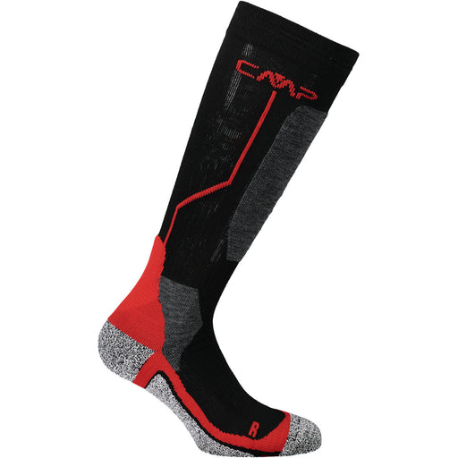 CMP Kids Ski Sock Wool Socks 24BE Nero-Ferrari