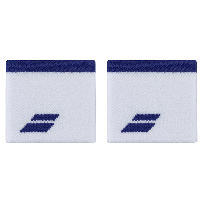 BABOLAT LOGO WRISTBAND Accessories 1094 White/Sodalite Blue