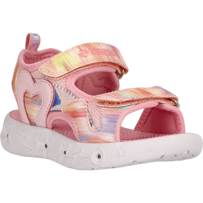 ZIGZAG Laccus Kids Sandal W/Lights Sandal 4094 Crystal Rose