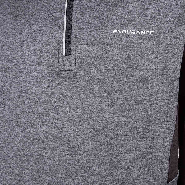 ENDURANCE Lanbark Jr. Midlayer Midlayer 1111 Black Melange