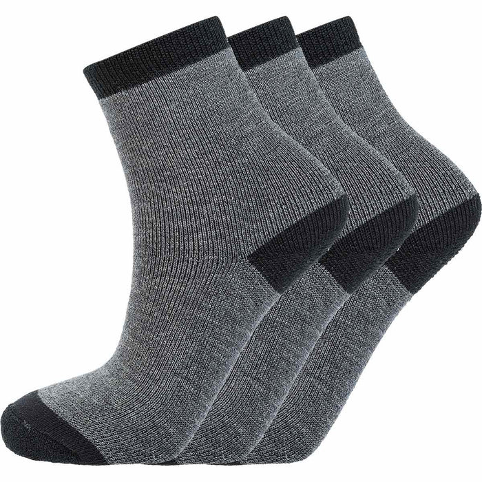 ZIGZAG Lime 3-Pack Socks Socks 1011 Dark Grey Melange