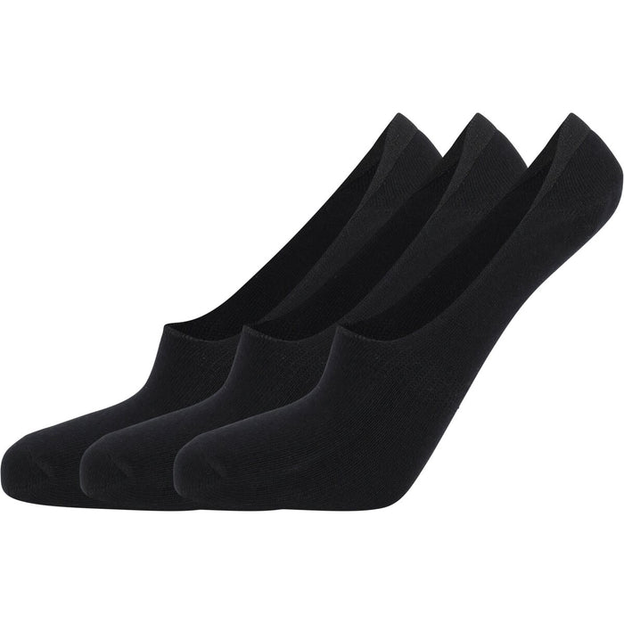ENDURANCE Livio Silicone Sneaker Socks 3-Pack Socks 1001 Black