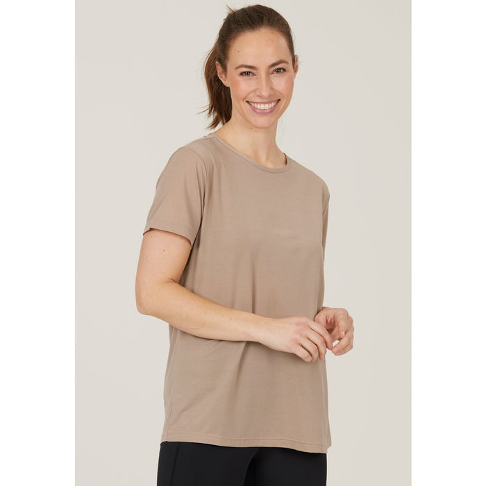 NORTH BEND Lizz W Slub Tee T-shirt 1132 Cobblestone