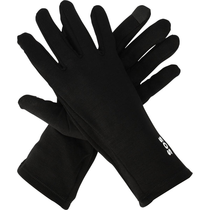 SOS Lofoten Wool liner glove Gloves 1001 Black