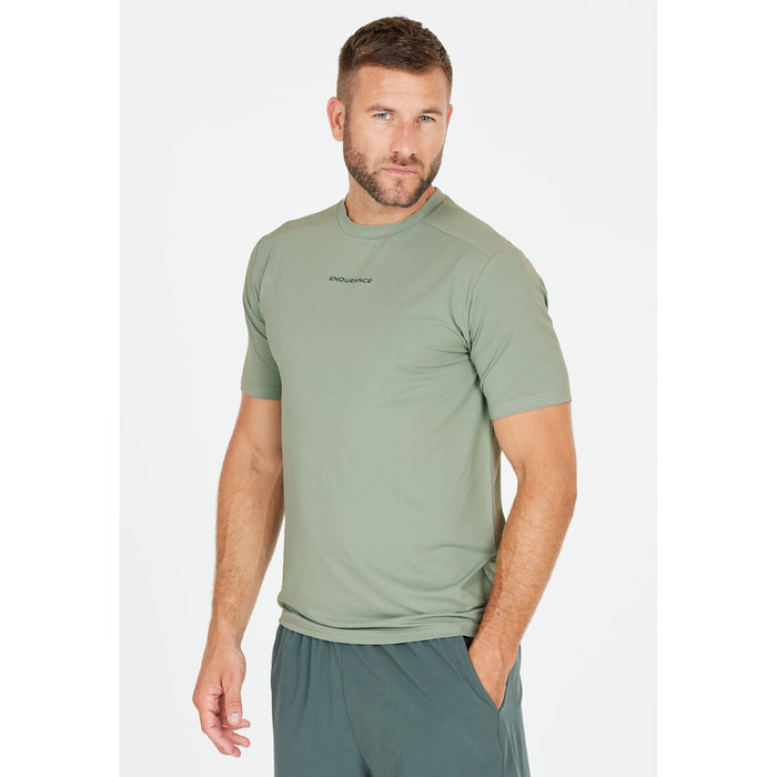 ENDURANCE Loker M S/S Tee T-shirt 3207 Chinois Green