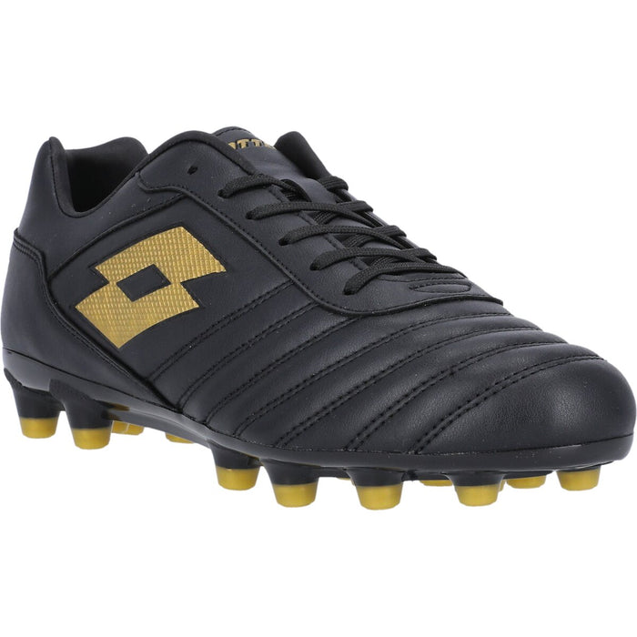 LOTTO MILANO 700 AGM Soccer Boot 1UQ All Black/Light Platino