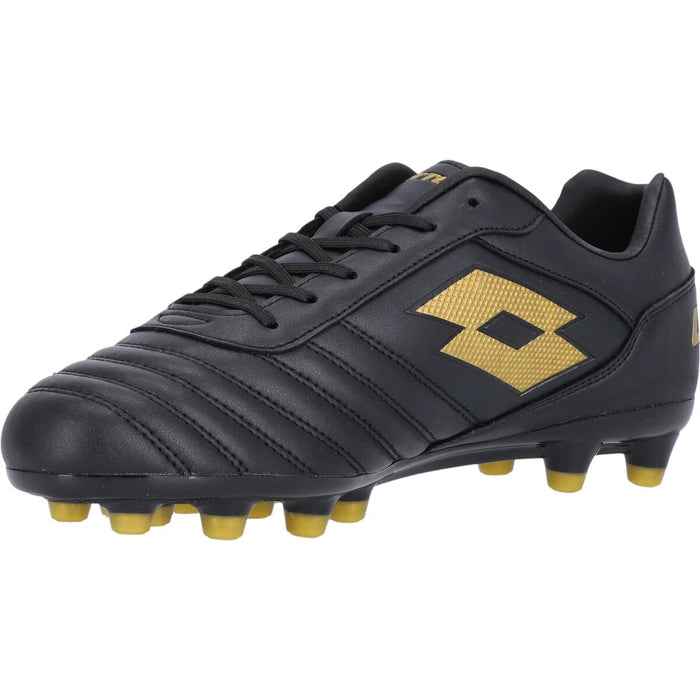 LOTTO MILANO 700 AGM Soccer Boot 1UQ All Black/Light Platino