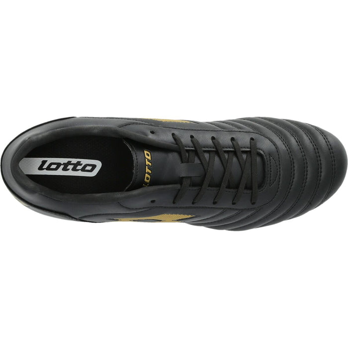 LOTTO MILANO 700 AGM Soccer Boot 1UQ All Black/Light Platino