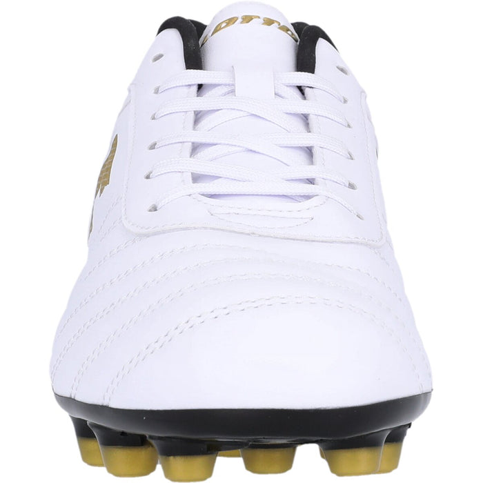 LOTTO MILANO 700 AGM Soccer Boot 6WX All White/Light Platino