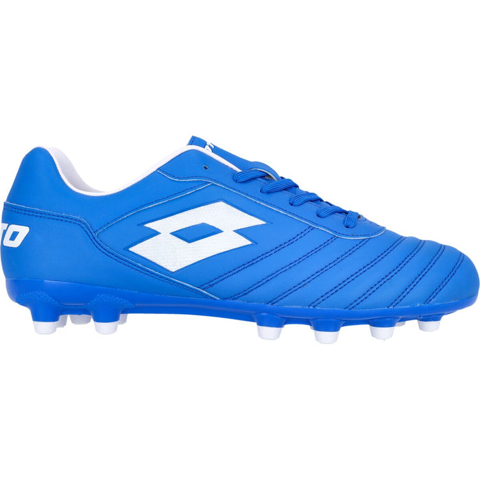 LOTTO MILANO 700 AGM Soccer Boot 7JV Pacific Blue/All White