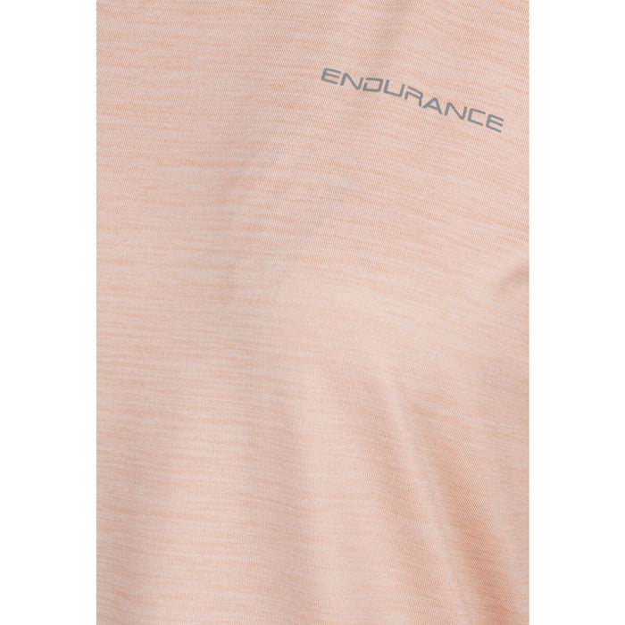 ENDURANCE! Maje W Melange S/S Tee T-shirt 4215 Tropical Peach