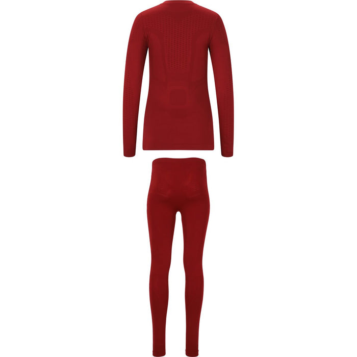 WHISTLER Mall W Seamless Underwear Set Baselayer 4260 Sun-Dried Tomato