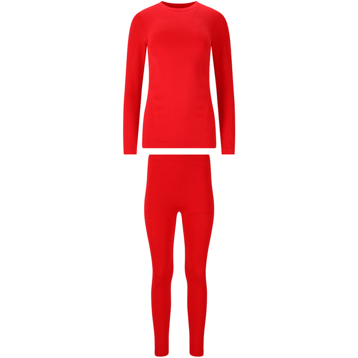 WHISTLER Mall W Seamless Underwear Set Baselayer 4367 True Red