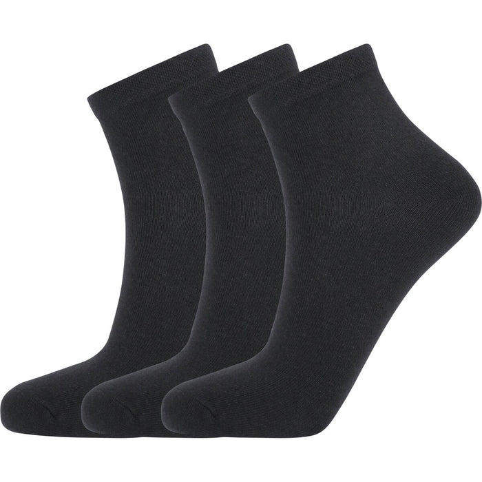 ENDURANCE Mallorca Quarter Socks 3-Pack Socks 1001 Black