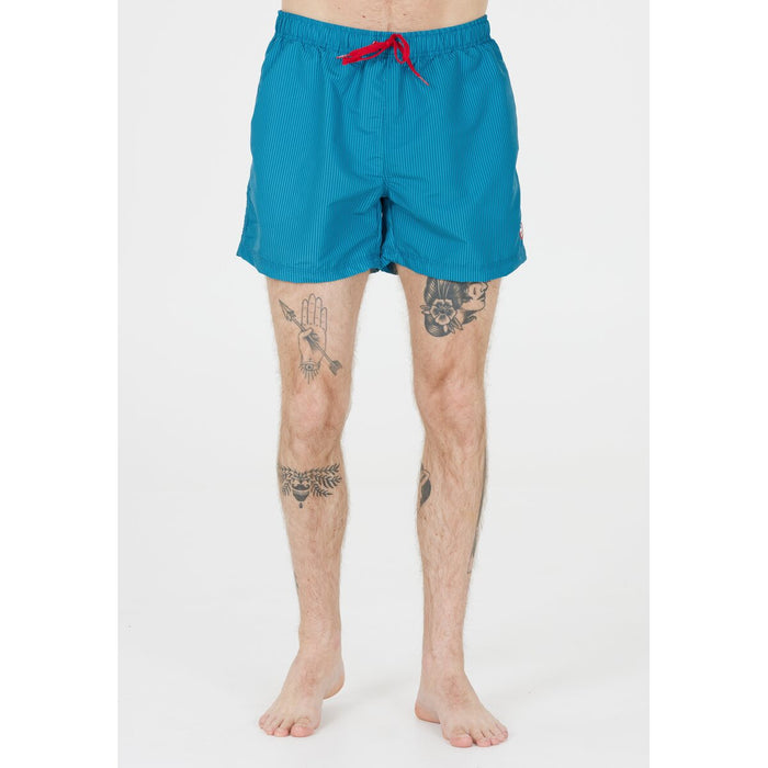 CMP Man Beach Shorts Striped Shorts 05ZE Blu Saphire-Atollo