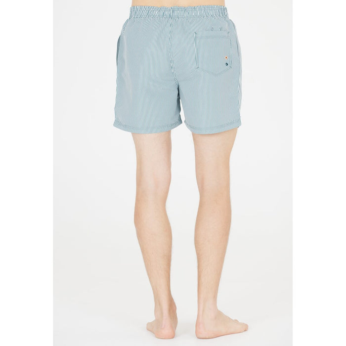 CMP Man Beach Shorts Striped Shorts 40ZR Hydro-Bianco