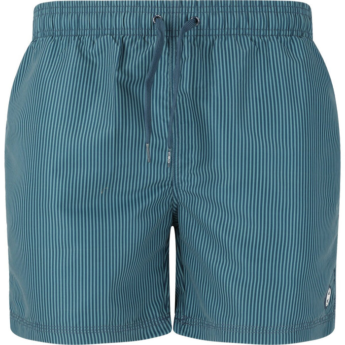 CMP Man Beach Shorts Striped Shorts 43ZR Bluesteel-Hydro