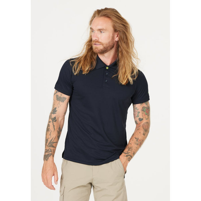 CMP Man Functional Polo (40UPF) Polo 24NN B.Blue-Limegreen