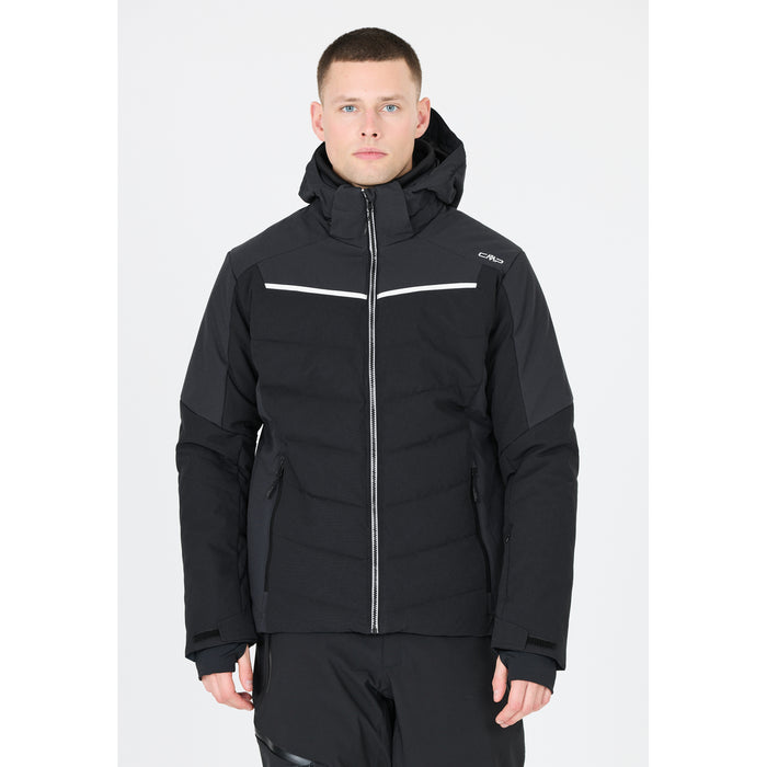 CMP Man Jacket Fix Hood Jacket 38US Nero-Antracite