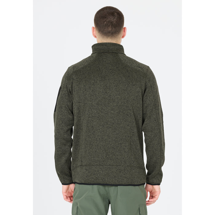 CMP Man Knit Fleece Jacket Fleece 20ES Olive-Nero